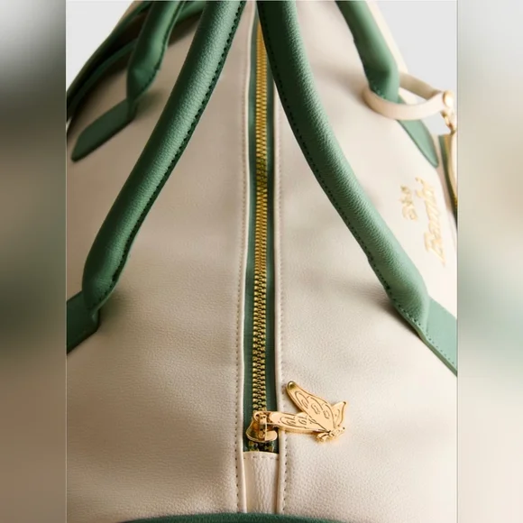 Disney Bambi Cream and Green Travel Faux Leather Weekender, Primark LAST ONE - Picture 5 of 5